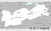 Gray Simple Map of Poliny Osipenko. imeni