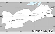 Gray Simple Map of Poliny Osipenko. imeni, single color outside