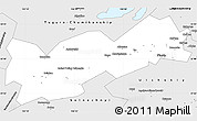 Silver Style Simple Map of Poliny Osipenko. imeni