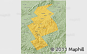 Savanna Style 3D Map of Anuchinskiy
