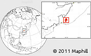 Blank Location Map of Anuchinskiy