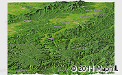 Satellite Panoramic Map of Anuchinskiy