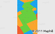 Political Simple Map of Anuchinskiy