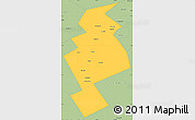 Savanna Style Simple Map of Anuchinskiy