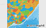 Political Map of Primorsky Krai