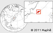 Blank Location Map of Olginsky