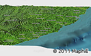 Satellite Panoramic Map of Olginsky