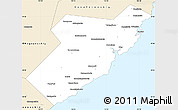 Classic Style Simple Map of Olginsky