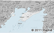 Gray 3D Map of Vladivostok