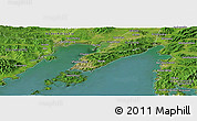 Satellite Panoramic Map of Vladivostok