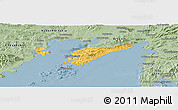 Savanna Style Panoramic Map of Vladivostok