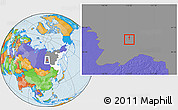 Political Location Map of Mirny, highlighted parent region, highlighted grandparent region