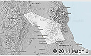 Gray 3D Map of Yuzhno-Sakhalinsk