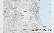 Silver Style Map of Yuzhno-Sakhalinsk