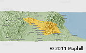Savanna Style Panoramic Map of Yuzhno-Sakhalinsk