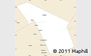 Classic Style Simple Map of Yuzhno-Sakhalinsk