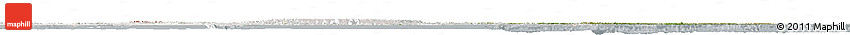 Satellite Horizon Map of Russia, lighten, semi-desaturated
