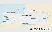 Classic Style 3D Map of Kaliningrad, single color outside