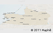 Shaded Relief 3D Map of Kaliningrad, lighten