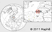 Blank Location Map of Gvardeyskiy, highlighted parent region, highlighted grandparent region