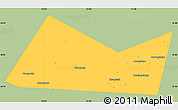 Savanna Style Simple Map of Gvardeyskiy, single color outside