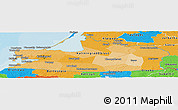 Political Panoramic Map of Kaliningrad