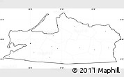 Blank Simple Map of Kaliningrad, cropped outside, no labels