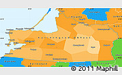 Political Simple Map of Kaliningrad