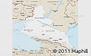 Classic Style 3D Map of North Caucasus