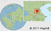 Savanna Style Location Map of Chechen Republic