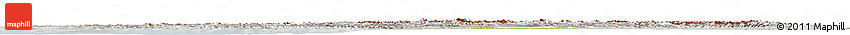 Physical Horizon Map of North Caucasus, lighten, semi-desaturated