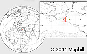 Blank Location Map of Anapa