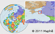 Political Location Map of Anapa