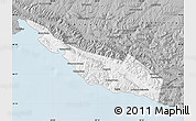 Gray Map of Gelendzhik
