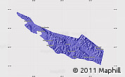 Political Map of Gelendzhik, cropped outside