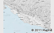 Silver Style Map of Gelendzhik