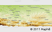 Physical Panoramic Map of Labinskiy