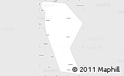 Silver Style Simple Map of Labinskiy