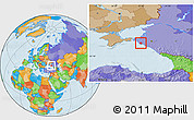 Political Location Map of Novorossiysk