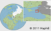 Savanna Style Location Map of Novorossiysk, highlighted country, highlighted grandparent region
