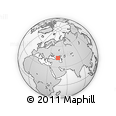 Outline Map of Khasavyurt