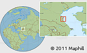 Savanna Style Location Map of Makhachkala