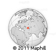 Outline Map of Makhachkala