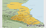 Savanna Style Panoramic Map of Republic of Dagestan