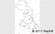 Blank Simple Map of Republic of Dagestan, cropped outside