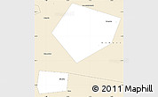 Classic Style Simple Map of Kamensk-Shakhtinskiy