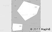 Gray Simple Map of Kamensk-Shakhtinskiy