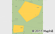 Savanna Style Simple Map of Kamensk-Shakhtinskiy