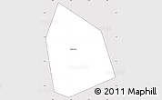 Silver Style Simple Map of Nevinnomyssk, cropped outside