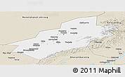 Classic Style Panoramic Map of Vorkuta